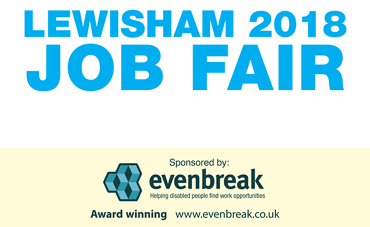 Lewisham job fair poster